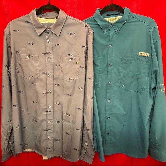 Columbia Other - Lot of 5 Men’s Size Large Gently Used Fishing Shirts